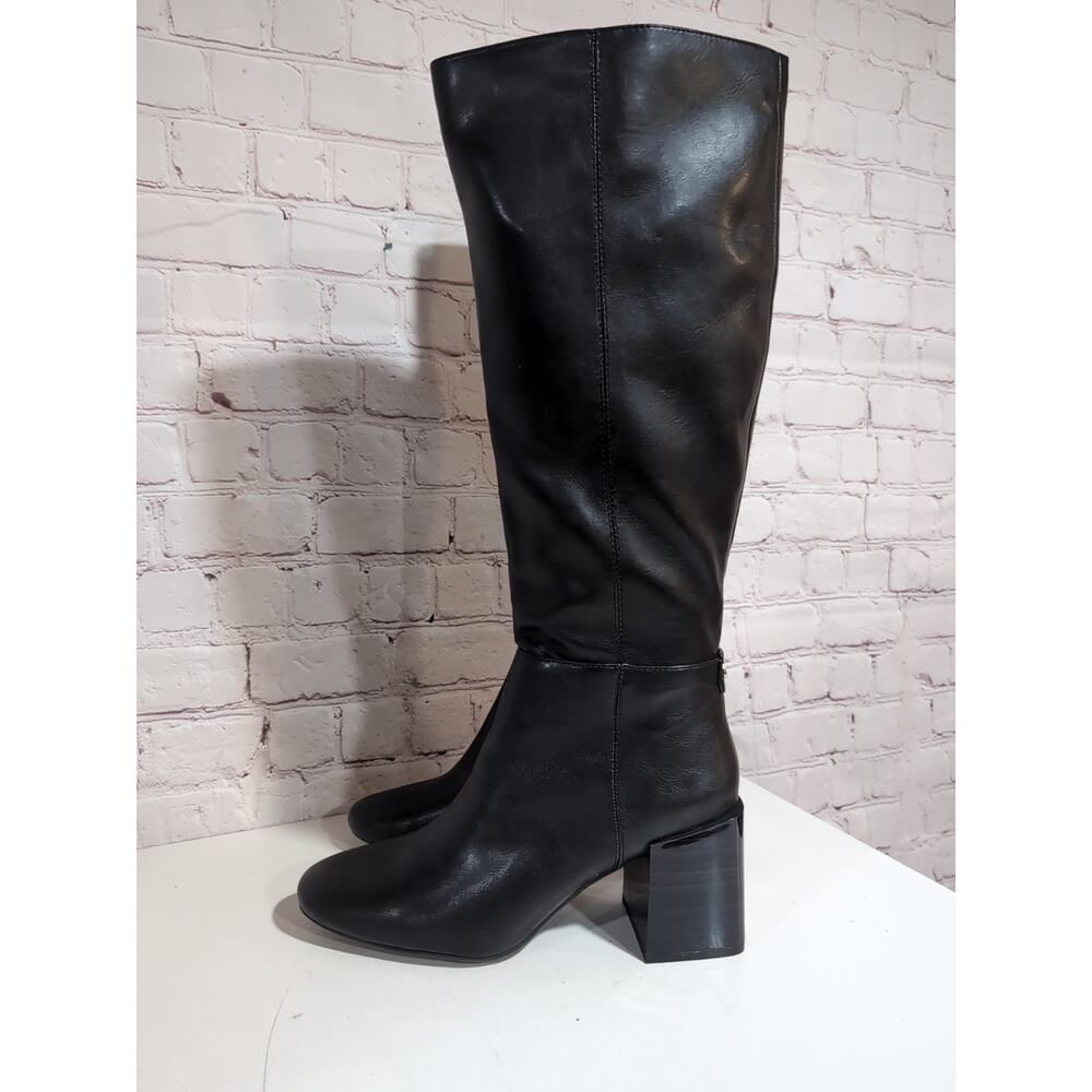 Women's Circus by Sam Edelman Teelin Block Heel Boots, Black Size 8.5 Knee High - Picture 5 of 14